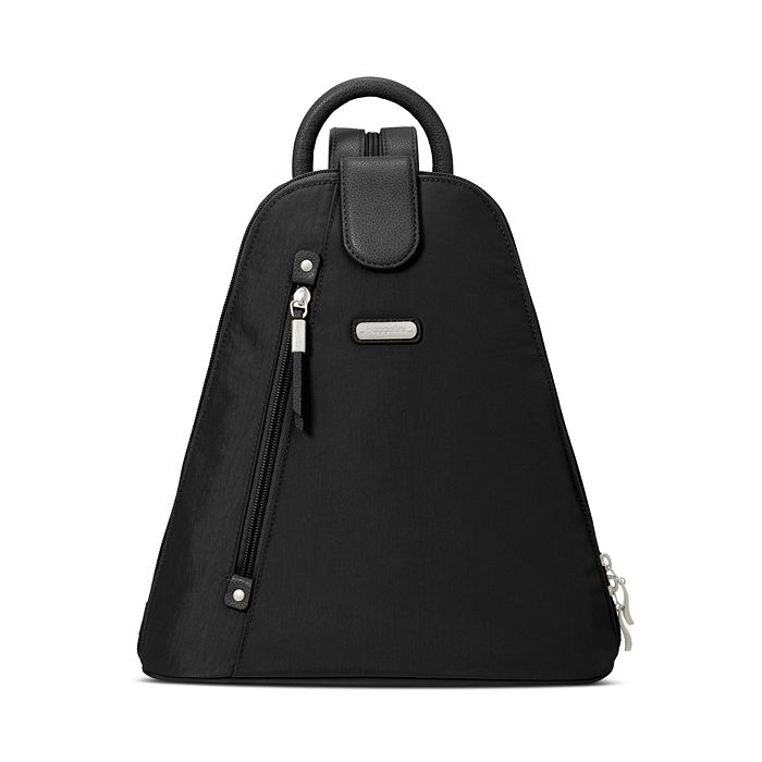Shop Baggallini New Classic Metro Backpack With Rfid Phone Wristlet In Sterling Shimmer