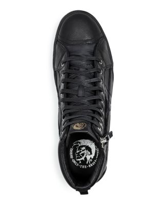 Diesel Men's D-String Plus Leather High-Top Sneakers