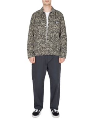 メンズウェア Backwards Vent Crew Jacket LEOPARD XL Saint Laurent - Leopard-Print Windbreaker | HBX - Globally