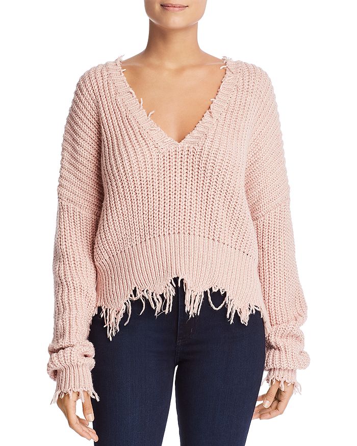 Elan distressed sweater cheap