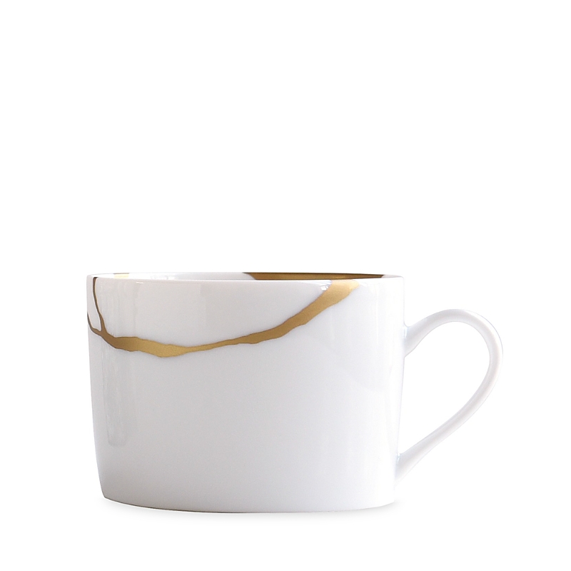 Bernardaud Kintsugi-sarkis Tea Cup In White/gold