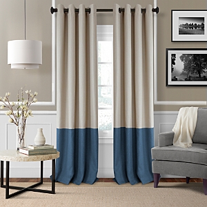Elrene Home Fashions Braiden Color Block Blackout Curtain Panel, 52 X 84 In Navy