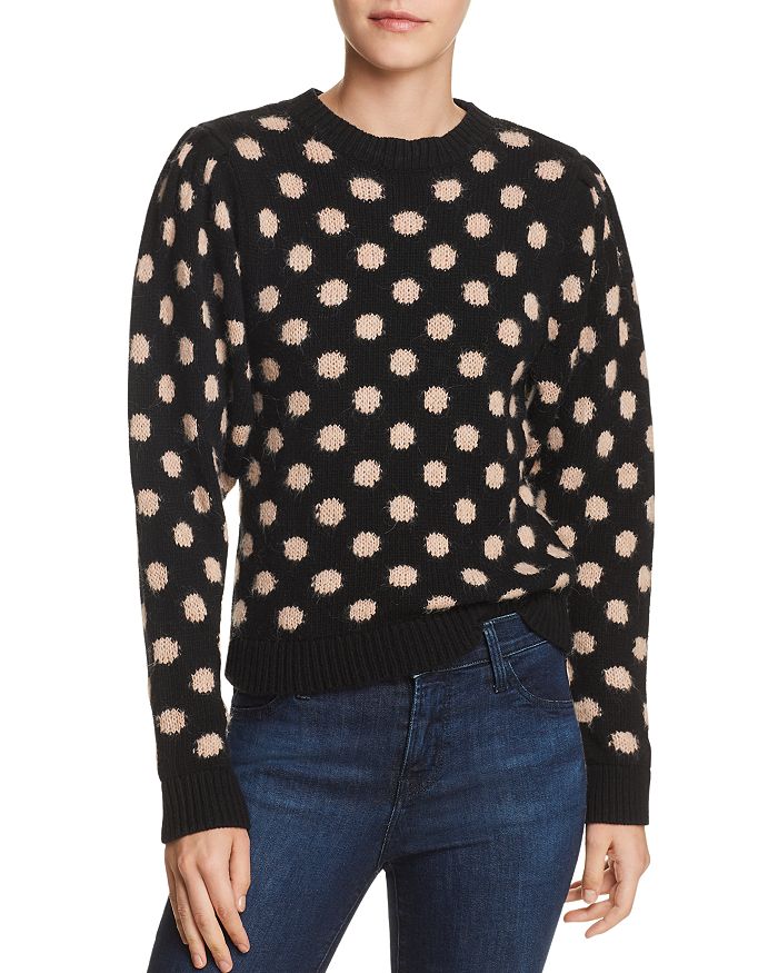 Rebecca taylor clearance polka dot sweater