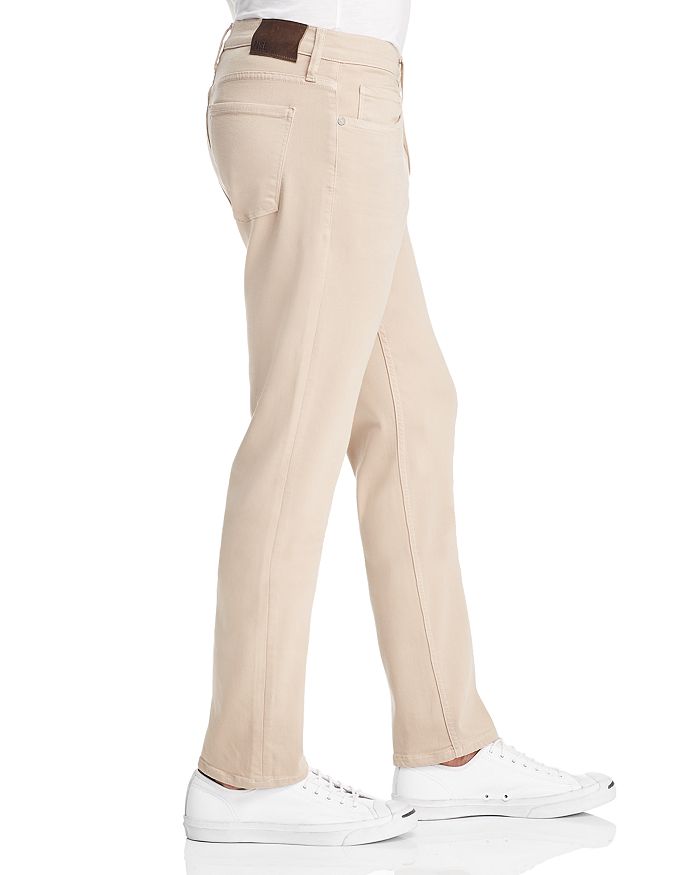 Shop Paige Federal Slim Straight Fit Jeans In Toasted Almond