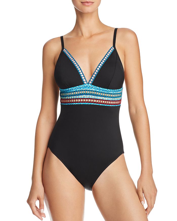 La blanca running stitch tankini clearance