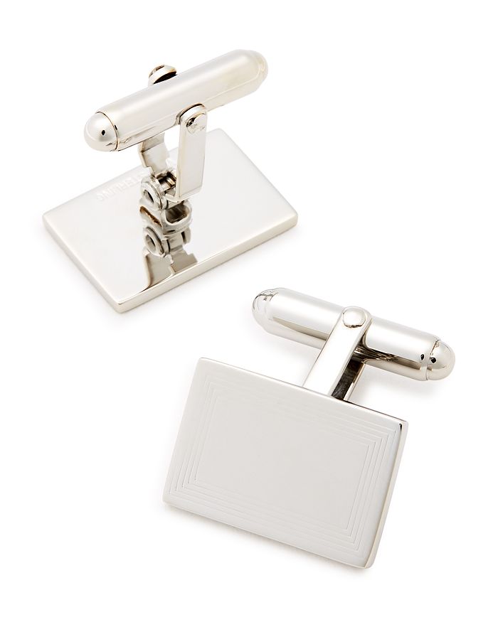 DAVID DONAHUE ENGRAVED STERLING SILVER CUFFLINKS,H95185502