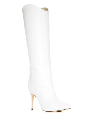 schutz white booties