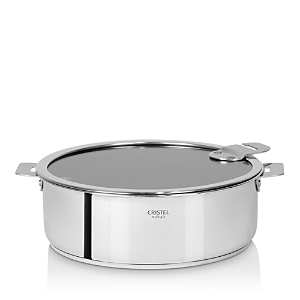 Cristel 6-quart Saute Pan In Metallic