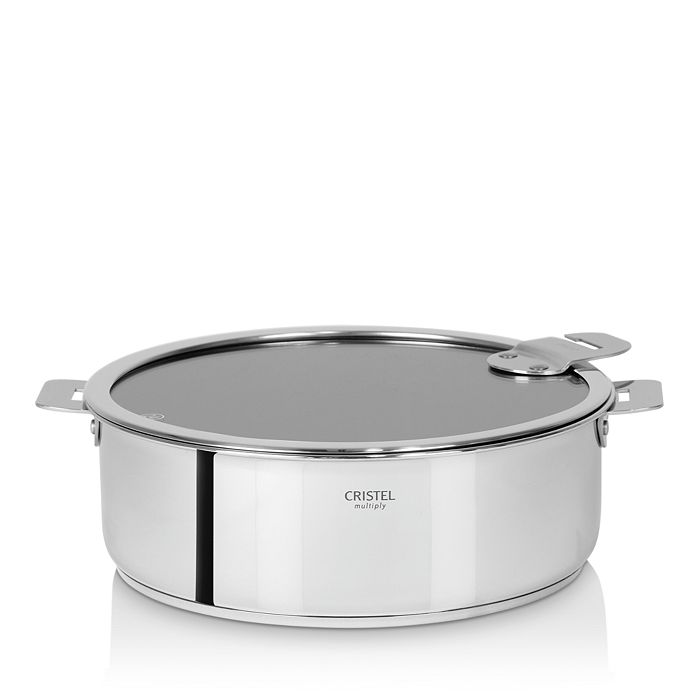 Cristel Casteline Tech 4-quart Nonstick Saute Pan With Lid Bloomingdale's Exclusive In Stainless Steel