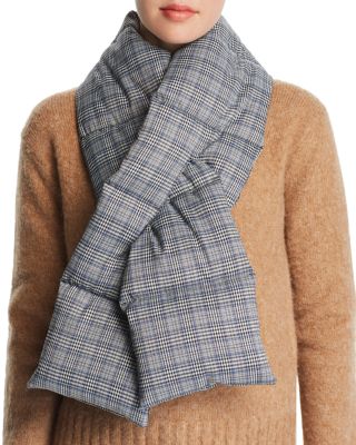 AQUA - Plaid Puffer Scarf - 100% Exclusive