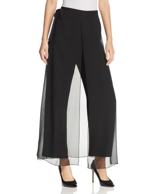 ELIE TAHARI オーバーレイパンツ Wide Leg Cropped Belted Pant – Elie Tahari