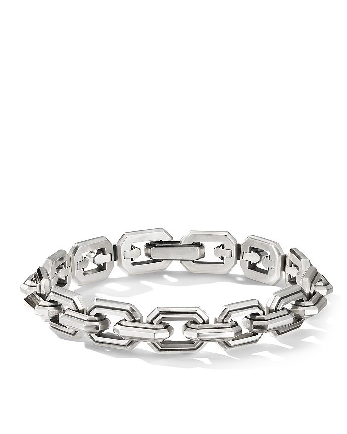 David Yurman - Men's Sterling Silver Deco Link Bracelet