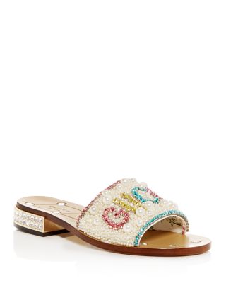 gucci embellished sandals