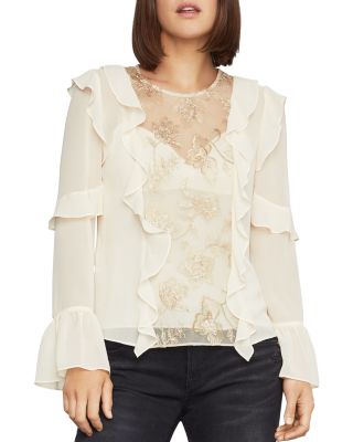 sequin embroidered top