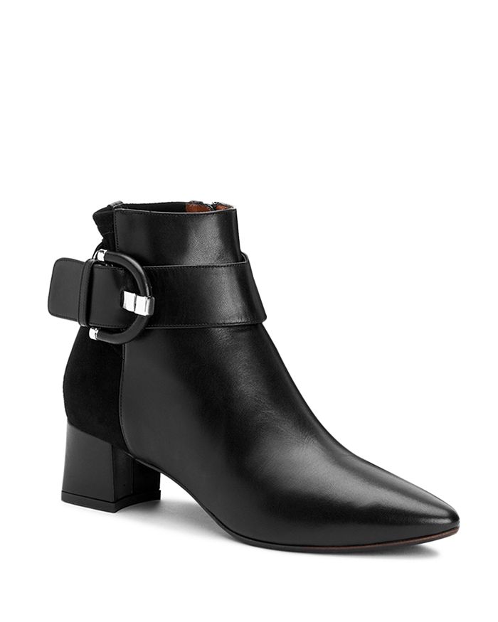 Aquatalia Women s Phiona Leather Suede Booties Bloomingdale s
