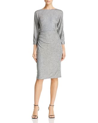 Adrianna Papell Metallic Knit Dress | Bloomingdale's