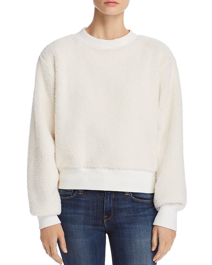 Rag and shop bone fleece sweatshirt