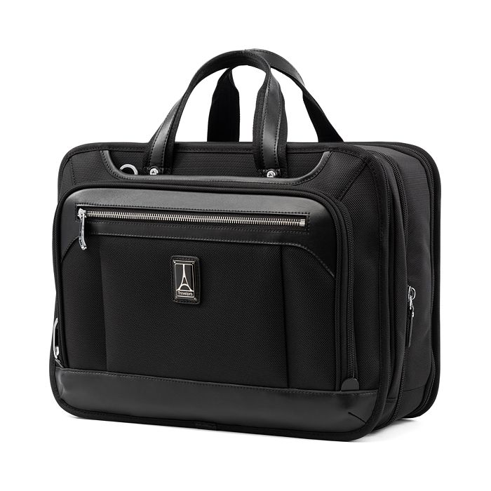 Travelpro Platinum Elite Expandable Business Briefcase In Shadow Black