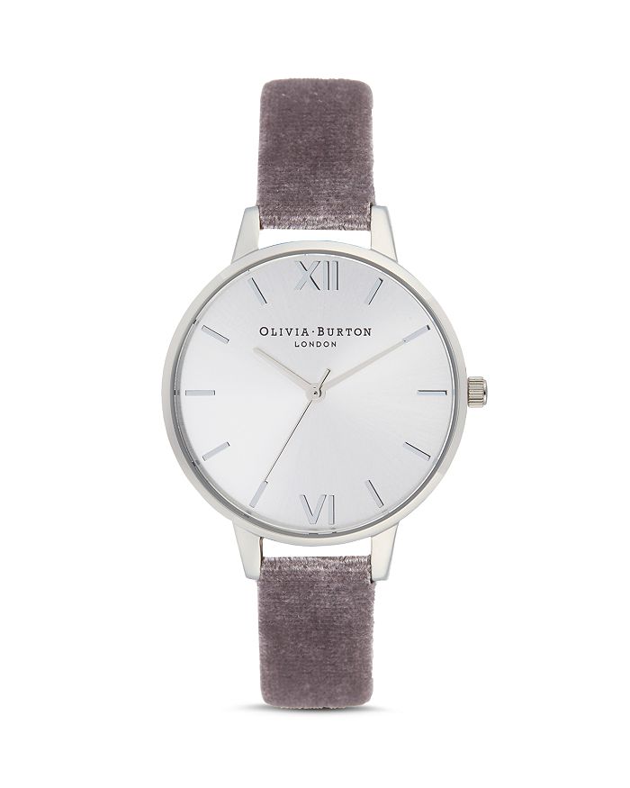 Olivia Burton Women's Sunray Watch - Rose Gold Dial, Leather Strap, Stainless Steel Case