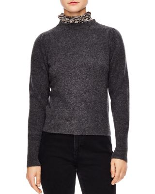 ruffle collar jumper