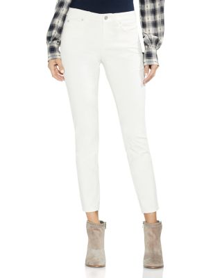 white corduroy skinny jeans