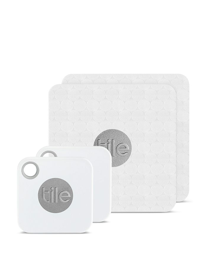 Tile Slim Combo Trackers, 4-pack In White