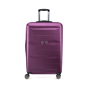 Delsey Meteor 28" Hardside Expandable Spinner Suitcase, Created For Macy's In Plum