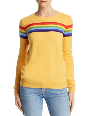 AQUA Rainbow-Stripe Sweater 100% Exclusive Bloomingdale's