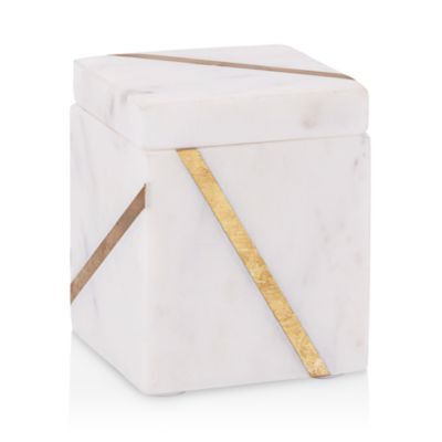 Kassatex - Marble Brass Cotton Jar