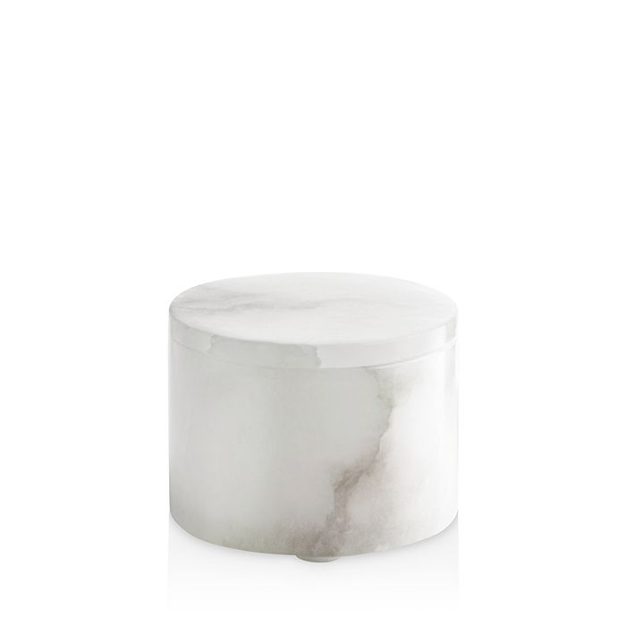 Shop Kassatex Alabaster Cotton Jar In White