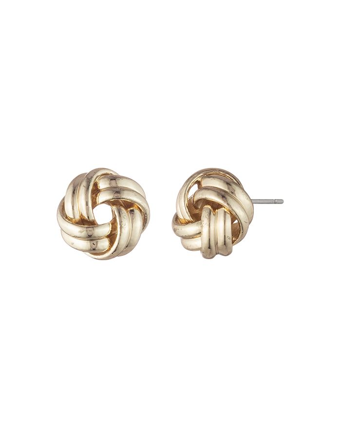 Ralph Lauren Lauren Lauren  Knot Stud Earrings In Gold