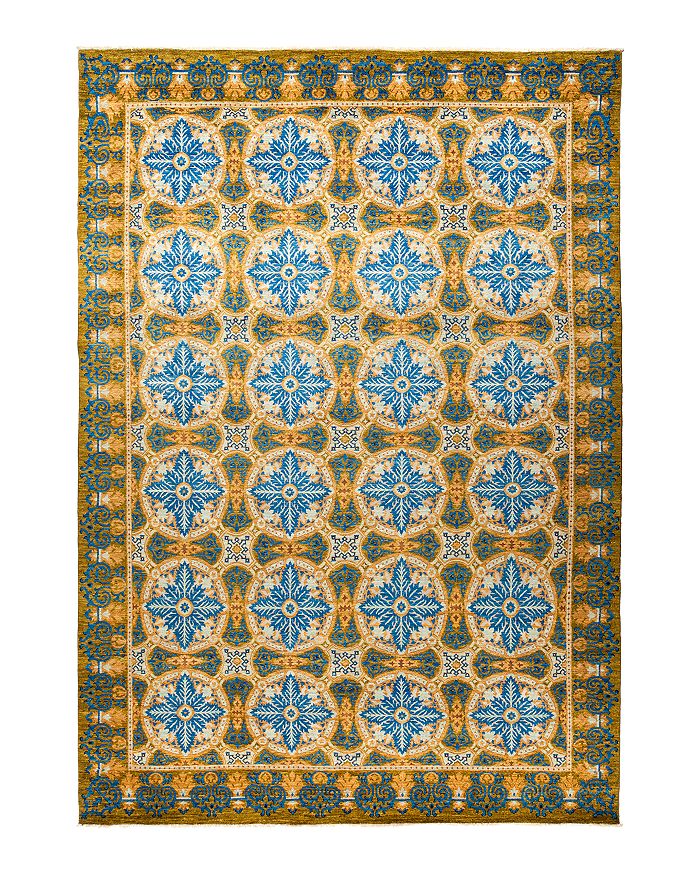 Bloomingdale's Solo Rugs Citrine Suzani Area Rug, 10' 1 X 14' 3 In Green