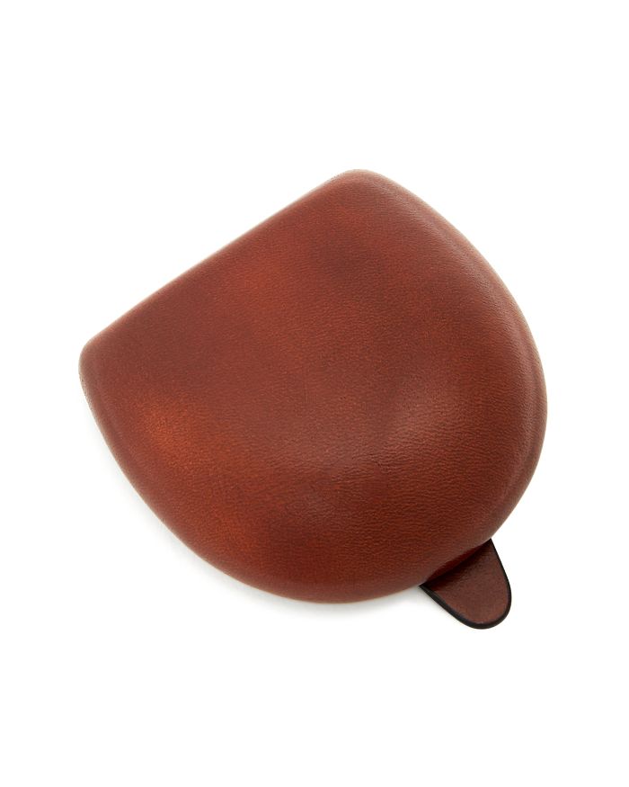 Il Bussetto Tacco Leather Coin Pouch In Brown