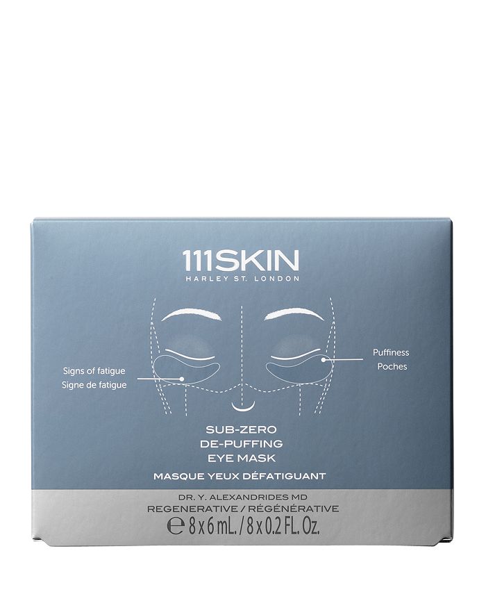 111skin Cryo De-puffing Eye Mask Box, 8 Piece