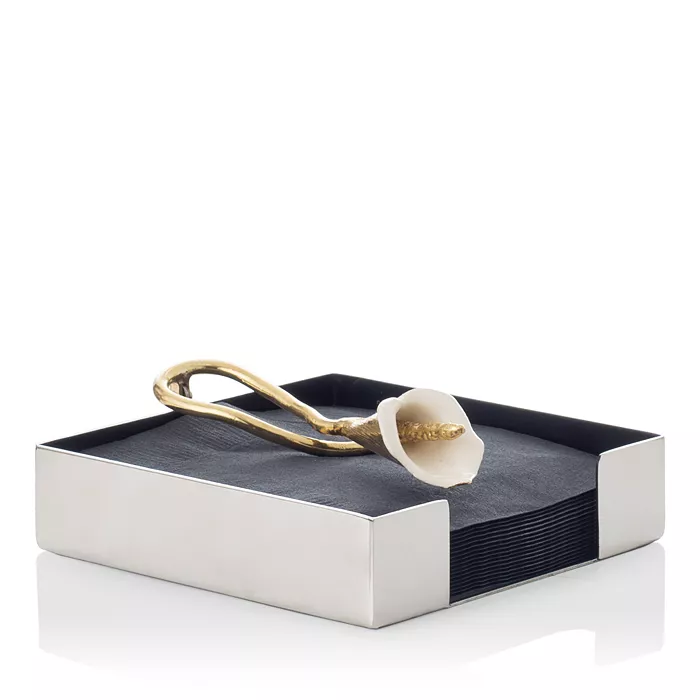 Calla Lily Cocktail Napkin Holder