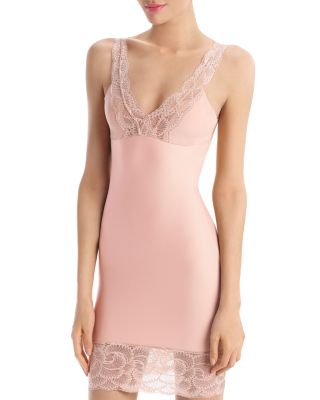 bloomingdale's pink lace dress