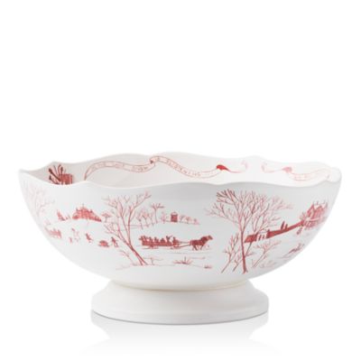 Country Estate Winter Frolic Centerpiece Bowl