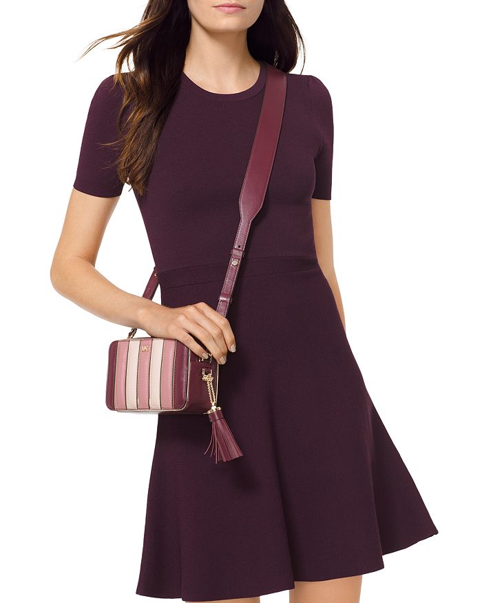 MICHAEL Michael Kors MICHAEL Stretch-Knit Flare Dress | Bloomingdale's