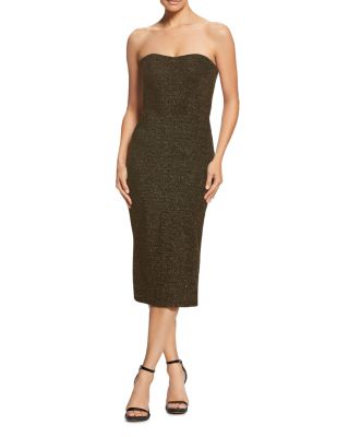 open lace back dress Dress the Population Women's Claudette Lace Sheath Midi Dress Dress,  Black/Nude, S at Amazon Women's Clothing store main image 1