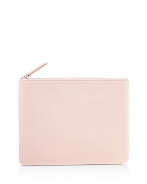 Shop Royce New York Leather Travel Pouch In Light Pink