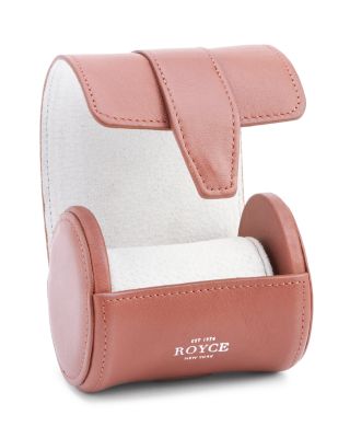 Leather Single Watch Travel Roll Case