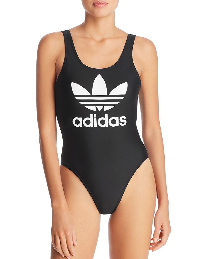 Adidas Originals Womens Trefoil swimsuit - Black