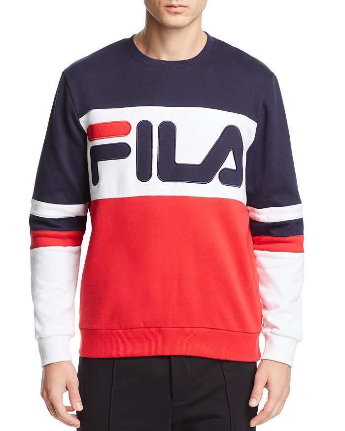 FILA Freddie Color-Block Logo Sweatshirt | Bloomingdale's