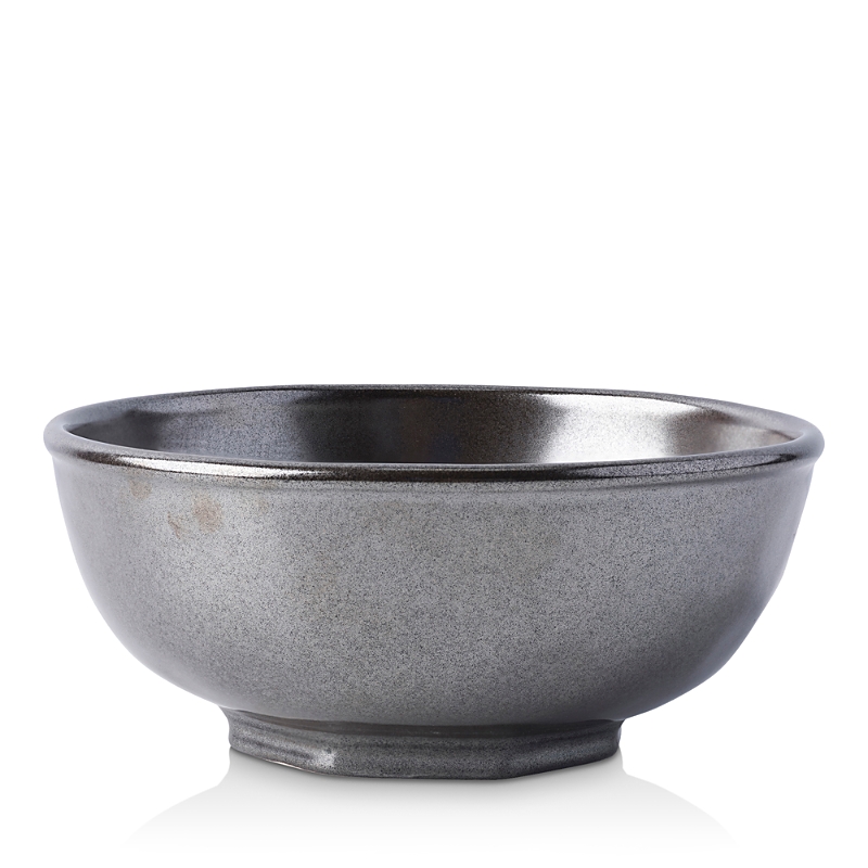 Juliska Pewter Stoneware 5.5 Bowl In Pewter