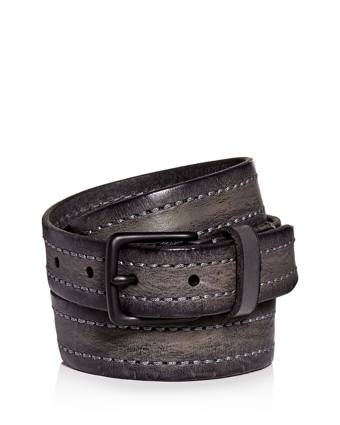 ALLSAINTS Men's Distressed Leather Belt Bloomingdale's