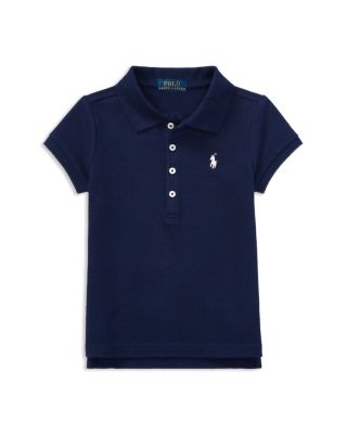 Girls' Mesh Knit Polo - Little Kid