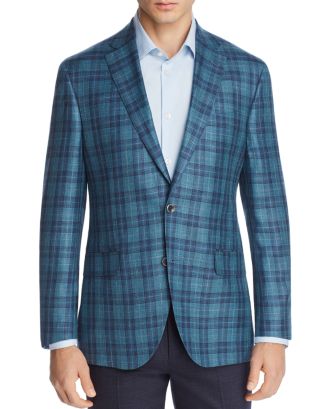 Jack Victor Plaid Wool Regular Fit Sport Coat | Bloomingdale's