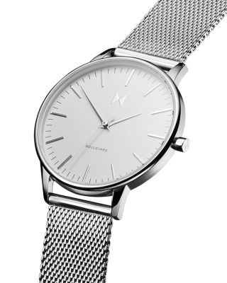 MVMT Boulevard Silver Watch, 38mm | Bloomingdale display picture 2