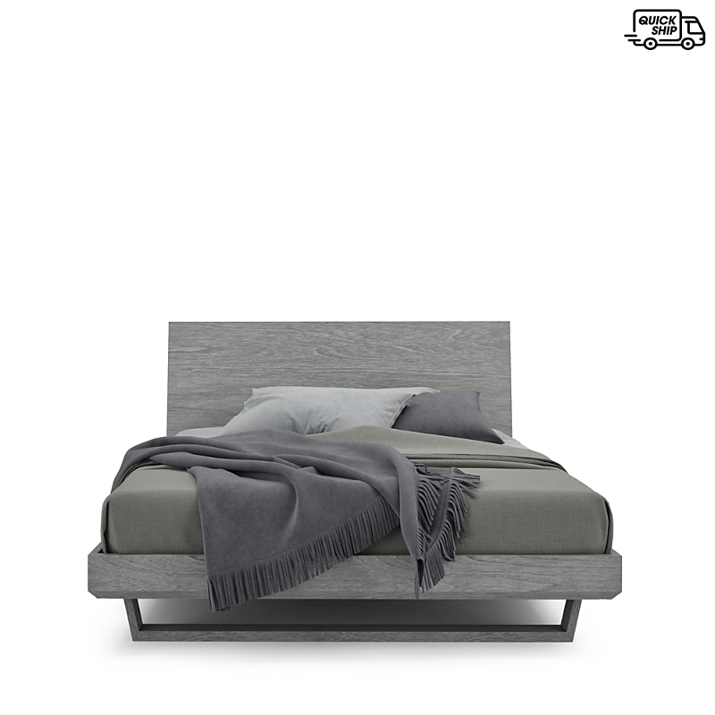 Huppe Clark King Bed In Tortora Birch