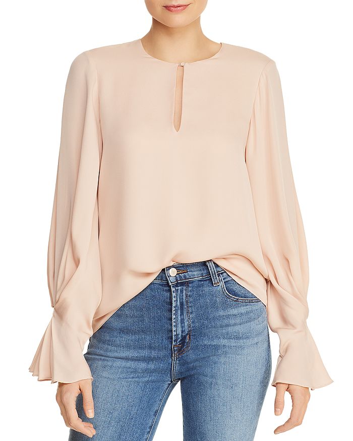 Joie abekwa best sale silk blouse